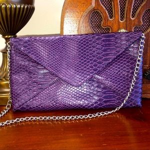Jessica McClintock Purple Clutch